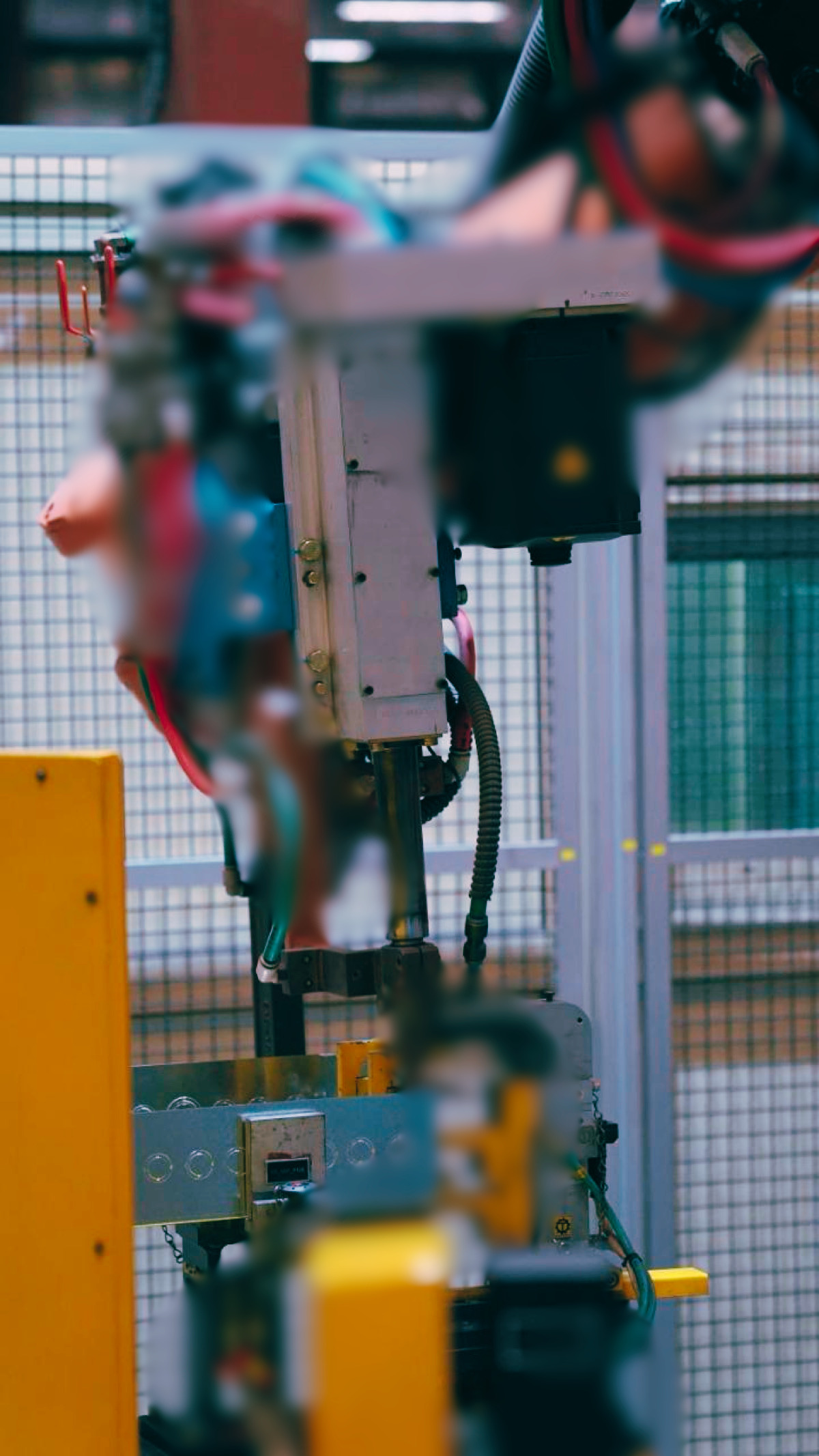 Robot gripper close-up